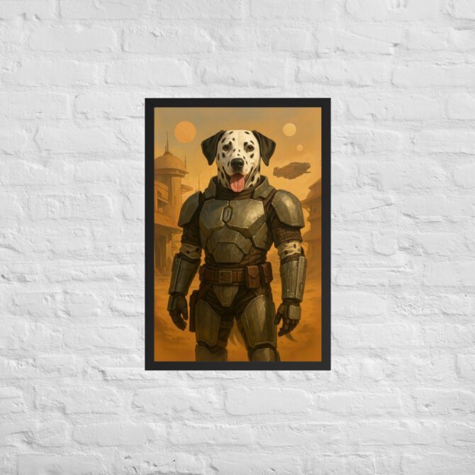 Laser Bounty Hunter – Custom Pet Portrait (Star Wars-Inspired) - Image 4