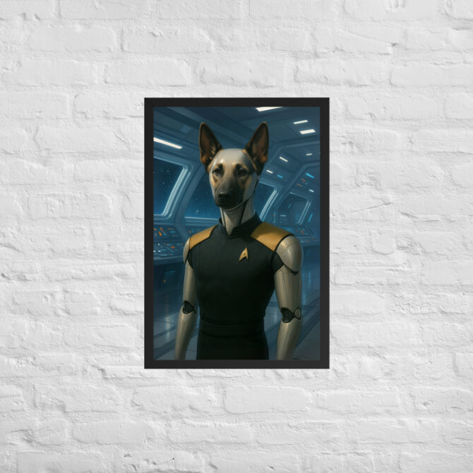 Custom Pet Portrait – Synthetic Star Officer (Star Trek Inspired) - Image 5