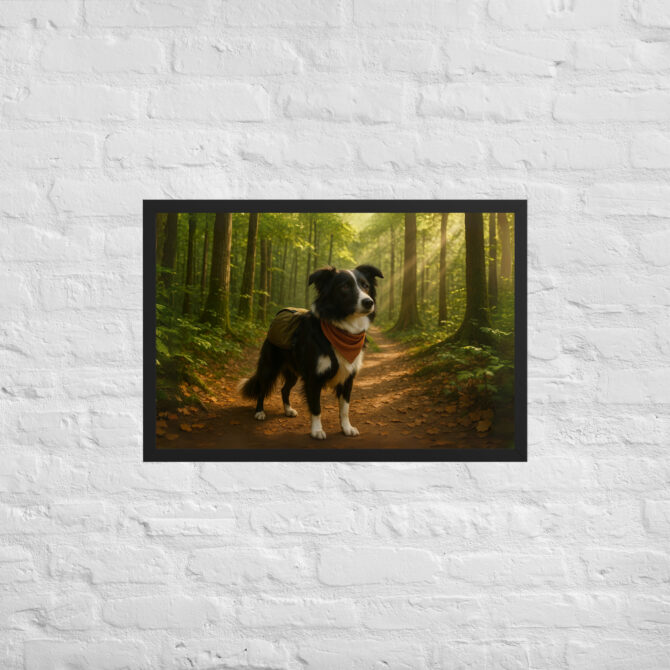 Custom Pet Hiking Poster – Forest Trail Adventure - Image 5