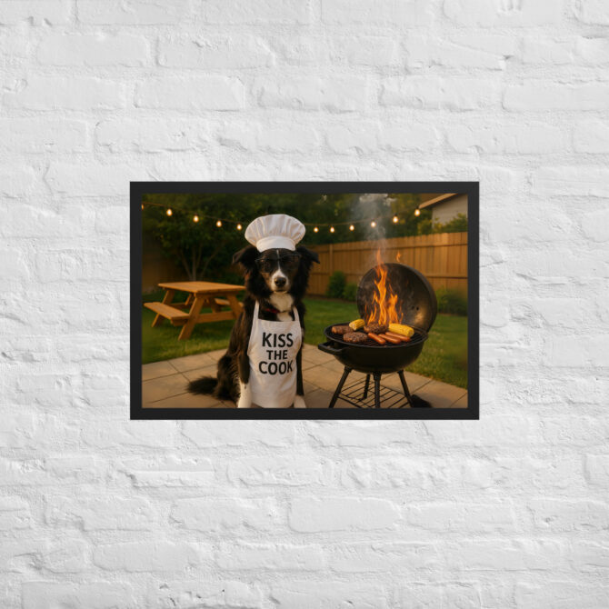Custom Pet BBQ Poster – Backyard Grillmaster Style - Image 5