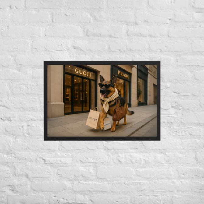 Luxury Pet Shopping Portrait – Boutique Style Poster - Image 5
