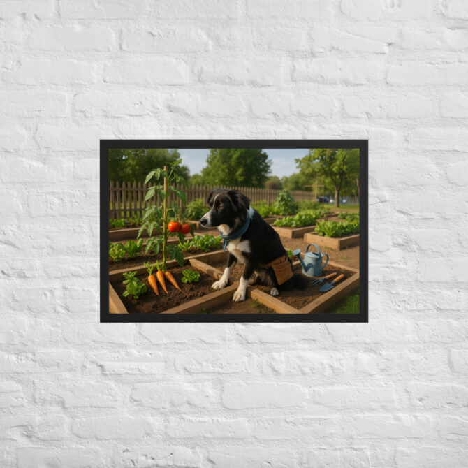 Custom Pet Gardening Poster – Vegetable Patch Grower - Image 5