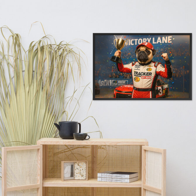 Custom NASCAR Victory Lane Pet Portrait Poster – Richard Childress Racing - Image 4