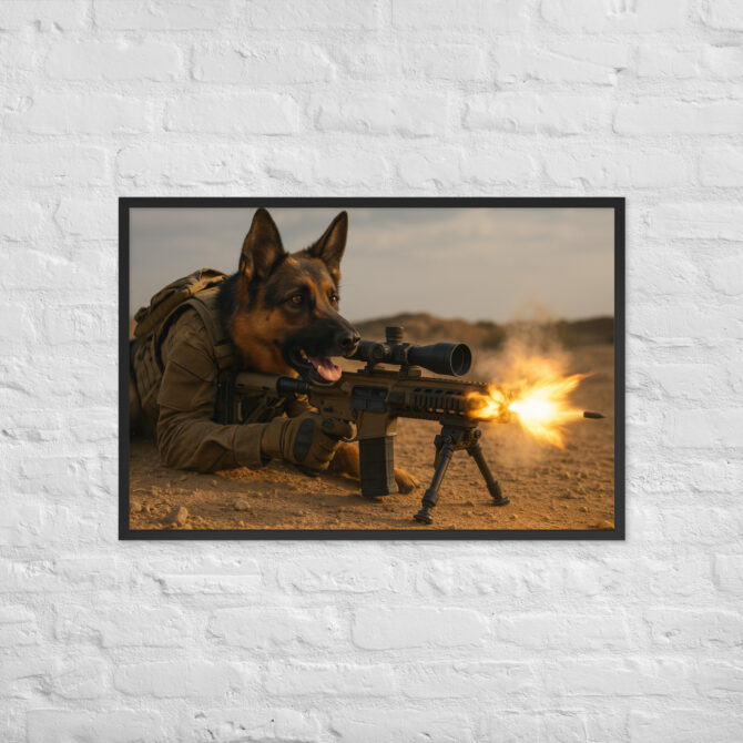 Sniper Dog – Custom Military Pet Poster Art - Image 5