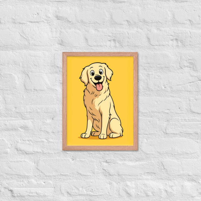 Cartoon Family Portrait – Classic Saturday Morning Style (Framed Poster) - Image 7