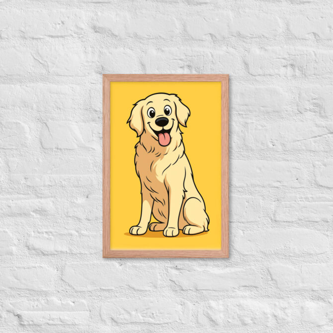 Cartoon Family Portrait – Classic Saturday Morning Style (Framed Poster) - Image 8
