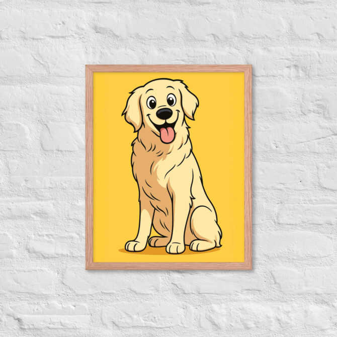 Cartoon Family Portrait – Classic Saturday Morning Style (Framed Poster) - Image 9