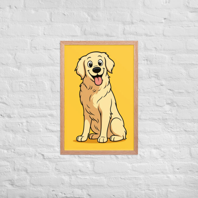 Cartoon Family Portrait – Classic Saturday Morning Style (Framed Poster) - Image 11