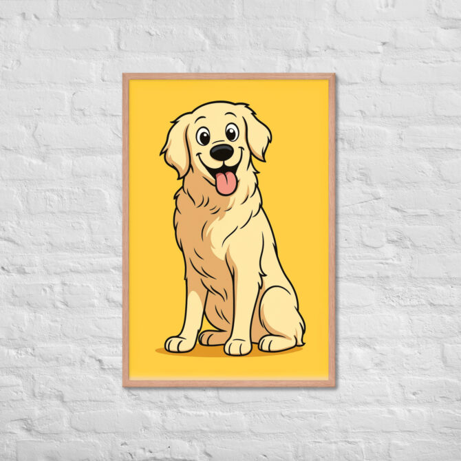 Cartoon Family Portrait – Classic Saturday Morning Style (Framed Poster) - Image 12