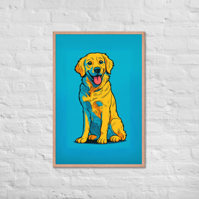 Bold Comic Book Style Pet Portrait – Custom Framed Poster - Image 13