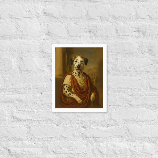 Custom Julius Caesar Pet Portrait – Framed Poster Print - Image 5