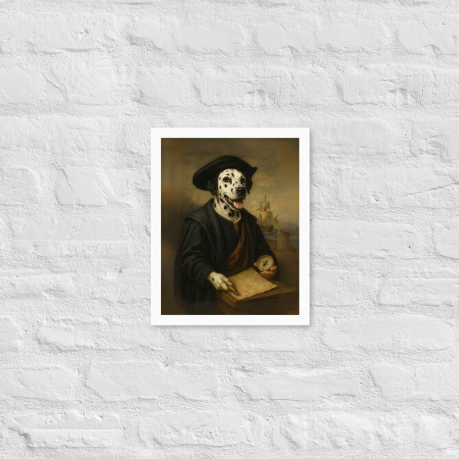 Custom Pet Portrait – Christopher Columbus Poster Art - Image 6