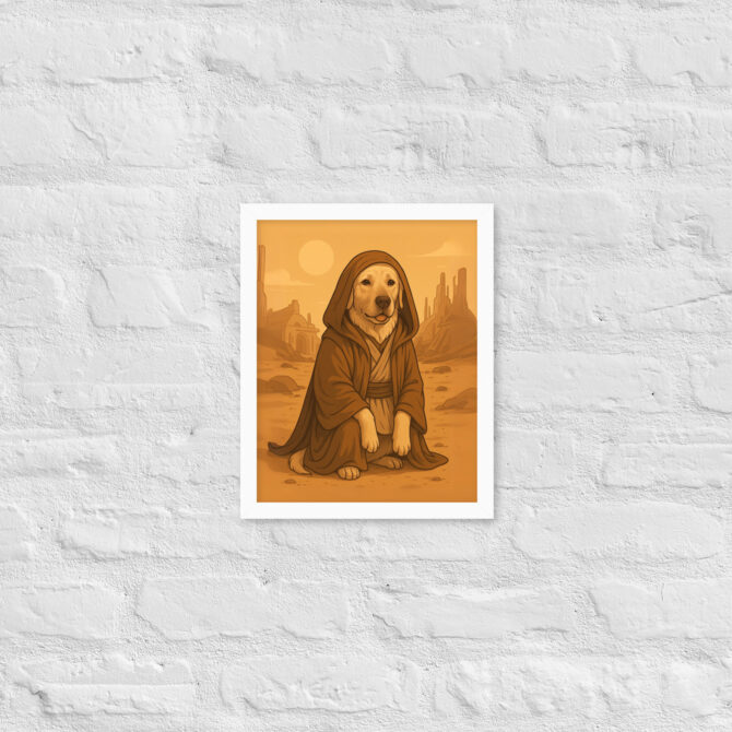 Mystic Star Monk Pet Portrait – Inspired by Star Wars Legends - Image 5