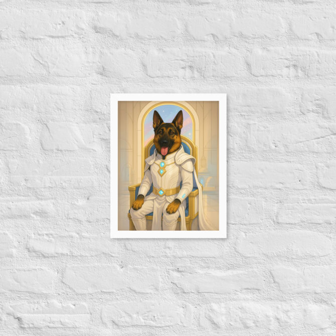 Galactic Princess Warrior – Custom Pet Poster (Star-Inspired) - Image 5