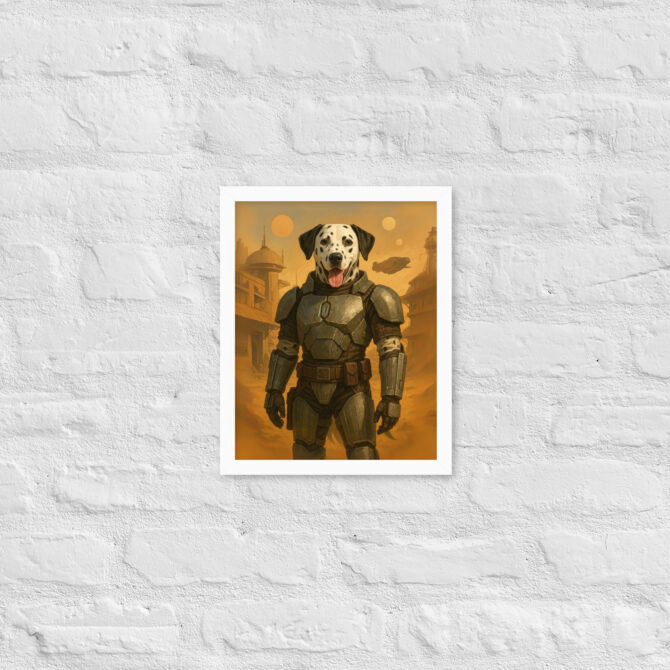 Laser Bounty Hunter – Custom Pet Portrait (Star Wars-Inspired) - Image 5