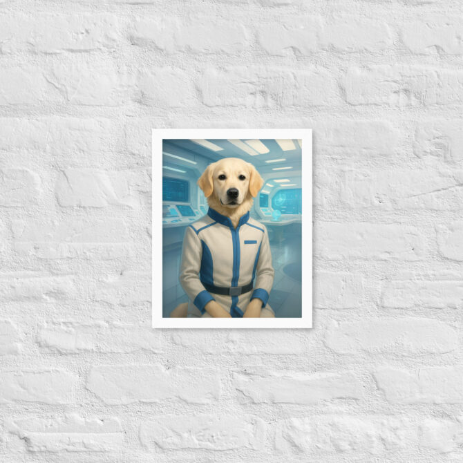 Galactic Science Officer Pet Portrait – Star Trek Inspired - Image 6