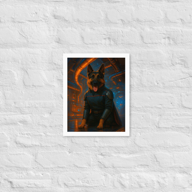 Custom Pet Portrait – “Engineering Officer” (Star Trek Style) - Image 6