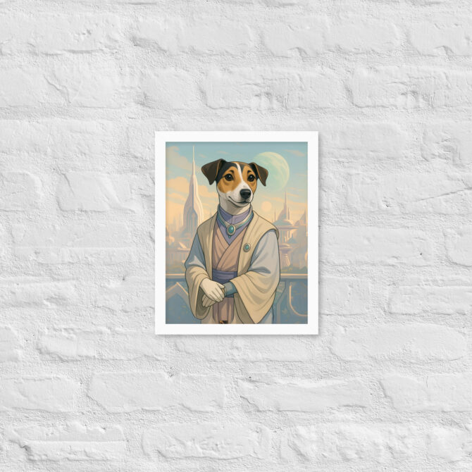 Alien Diplomat Pet Portrait – Inspired by Star Trek (Framed Poster) - Image 5