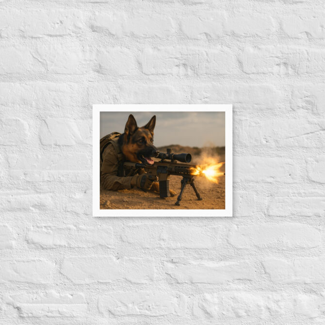 Sniper Dog – Custom Military Pet Poster Art - Image 6