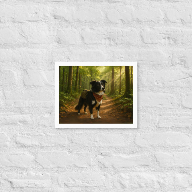 Custom Pet Hiking Poster – Forest Trail Adventure - Image 6
