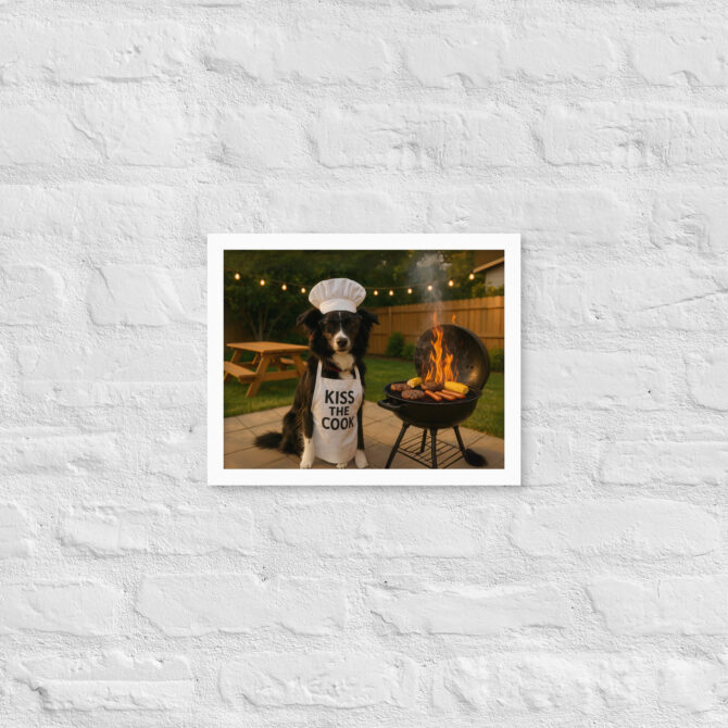 Custom Pet BBQ Poster – Backyard Grillmaster Style - Image 6