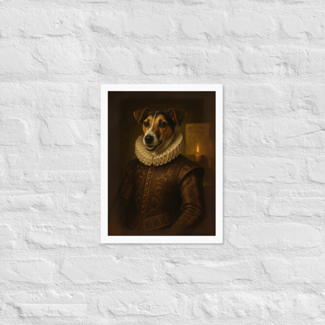 Custom Pet Portrait – William Shakespeare Framed Poster - Image 7