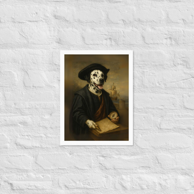 Custom Pet Portrait – Christopher Columbus Poster Art - Image 7