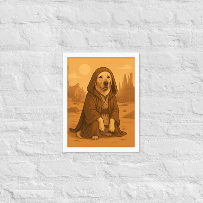 Mystic Star Monk Pet Portrait – Inspired by Star Wars Legends - Image 6