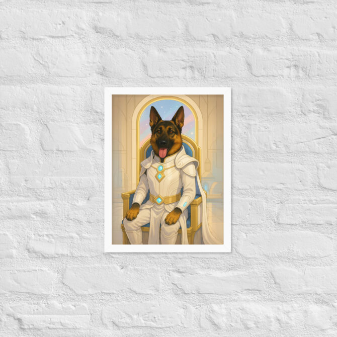 Galactic Princess Warrior – Custom Pet Poster (Star-Inspired) - Image 6