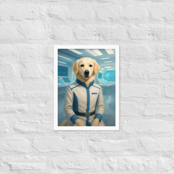 Galactic Science Officer Pet Portrait – Star Trek Inspired - Image 7
