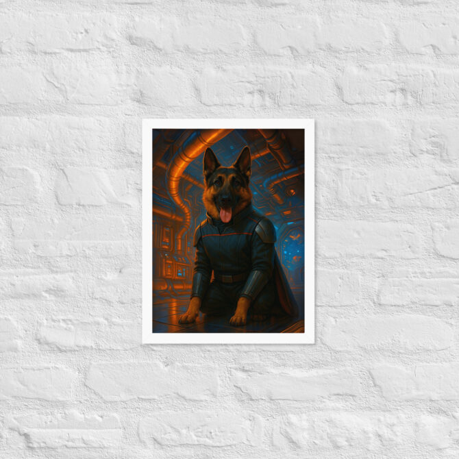 Custom Pet Portrait – “Engineering Officer” (Star Trek Style) - Image 7