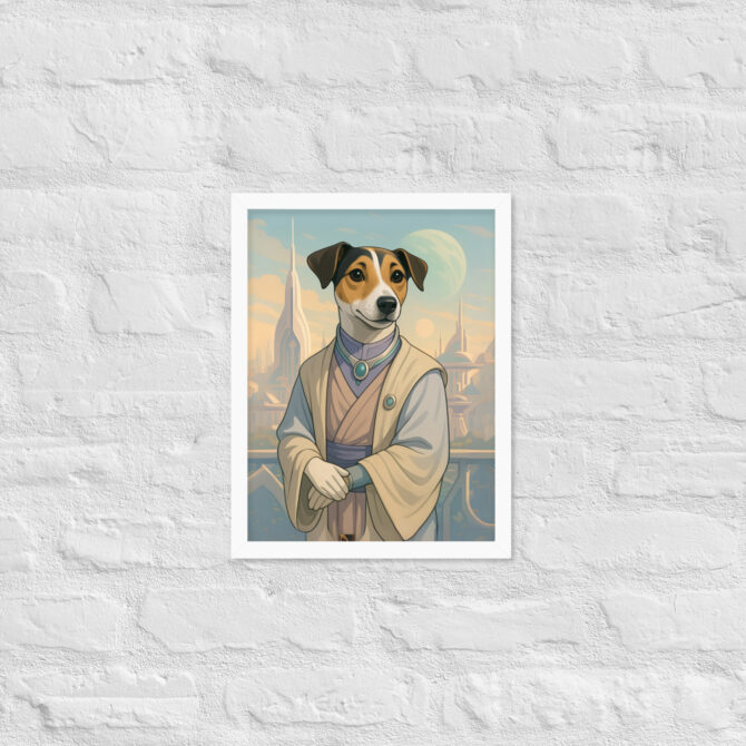 Alien Diplomat Pet Portrait – Inspired by Star Trek (Framed Poster) - Image 6