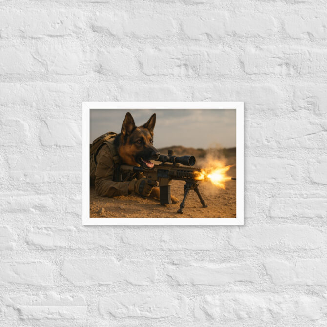Sniper Dog – Custom Military Pet Poster Art - Image 7