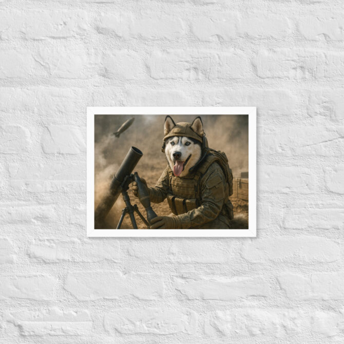 Mortar Operator Pet Portrait – Custom Military Poster - Image 7