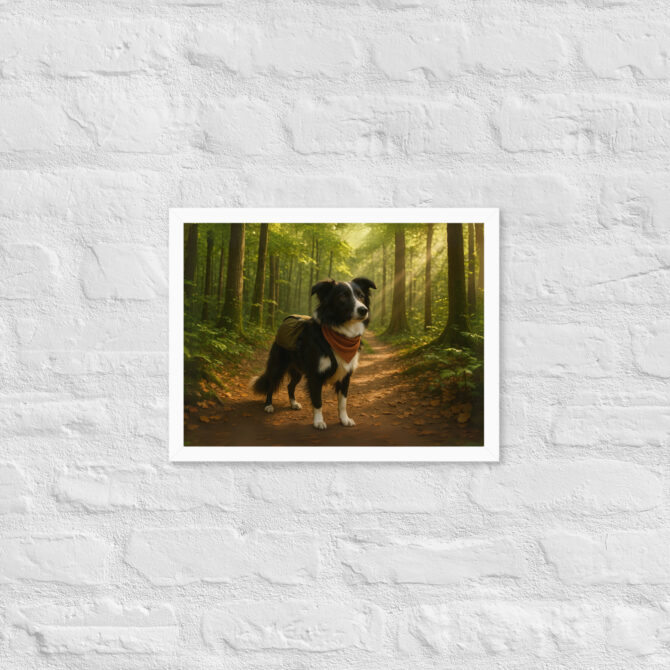 Custom Pet Hiking Poster – Forest Trail Adventure - Image 7