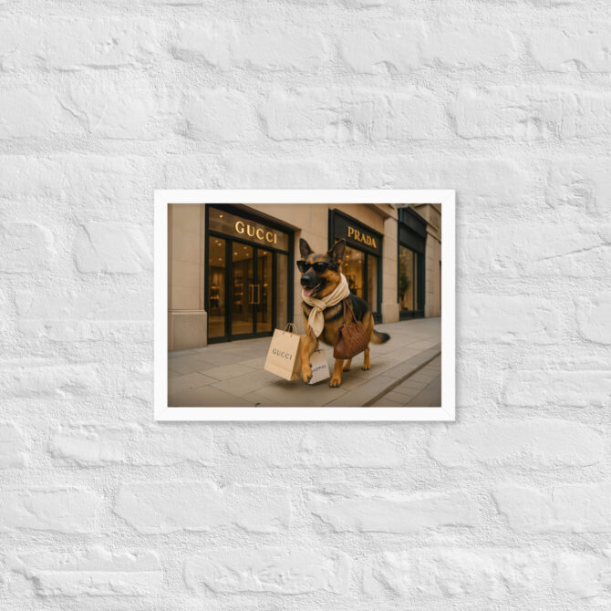 Luxury Pet Shopping Portrait – Boutique Style Poster - Image 7