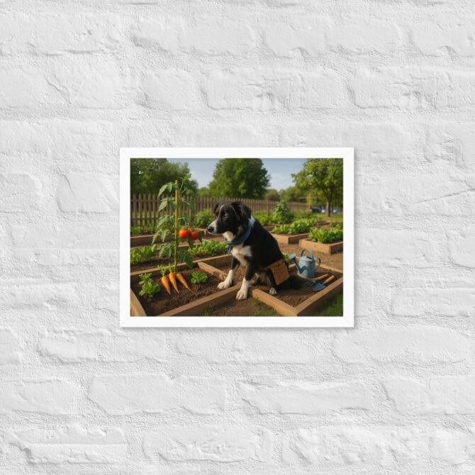 Custom Pet Gardening Poster – Vegetable Patch Grower - Image 7