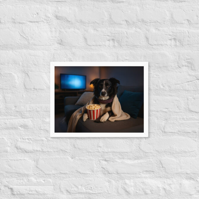 Couch Potato Pet Poster – Movie Night Framed Artwork - Image 7