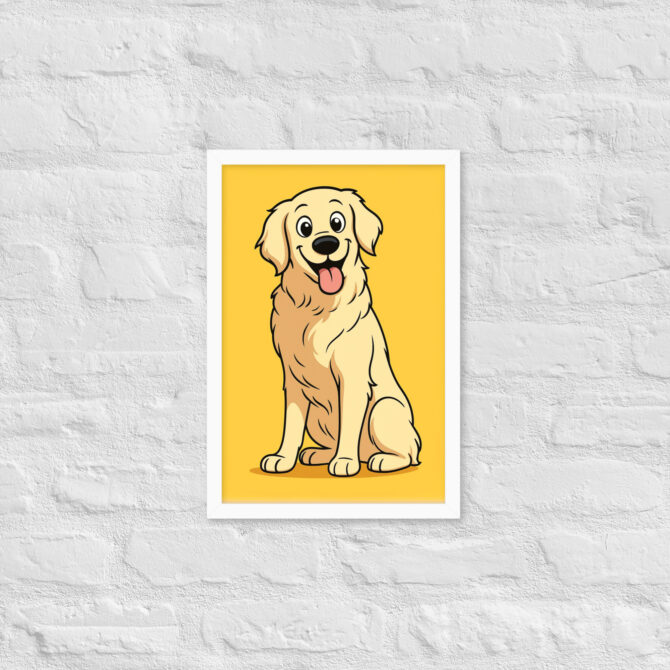 Cartoon Family Portrait – Classic Saturday Morning Style (Framed Poster) - Image 14