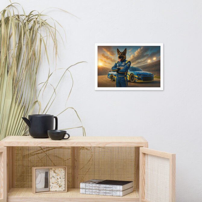 Custom NASCAR Pet Portrait – Hendrick Racing Scene Poster - Image 6