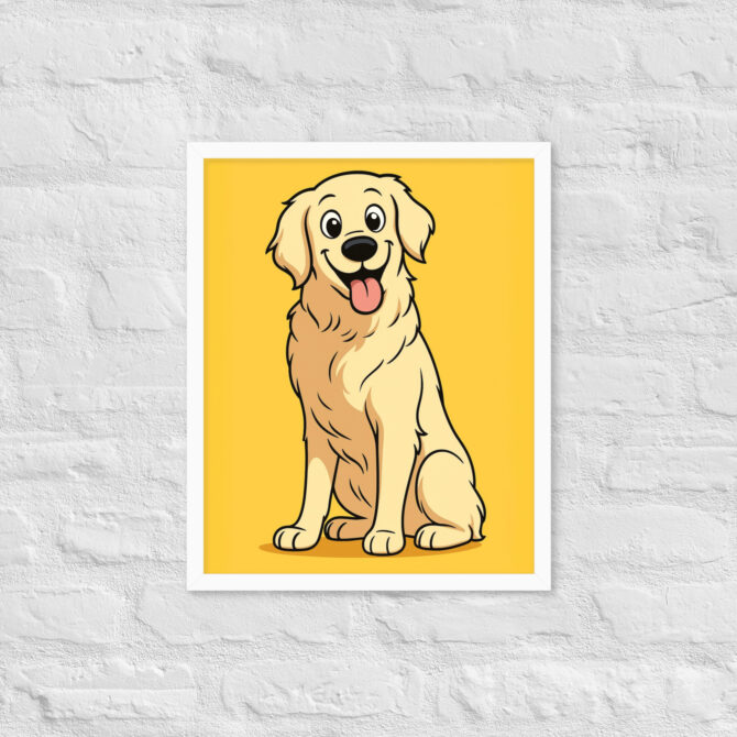 Cartoon Family Portrait – Classic Saturday Morning Style (Framed Poster) - Image 15