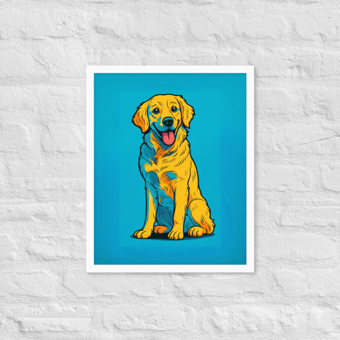 Bold Comic Book Style Pet Portrait – Custom Framed Poster - Image 16