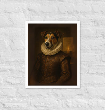 Custom Pet Portrait – William Shakespeare Framed Poster