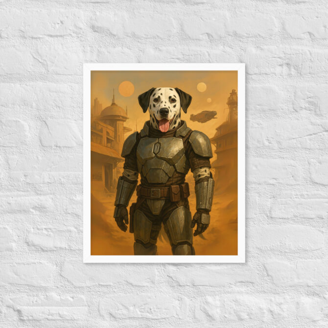 Laser Bounty Hunter – Custom Pet Portrait (Star Wars-Inspired) - Image 7