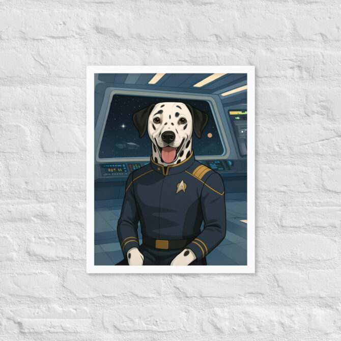 Spacefleet Captain Custom Pet Portrait – Inspired by Star Trek - Image 7