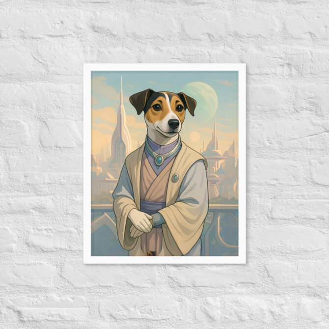 Alien Diplomat Pet Portrait – Inspired by Star Trek (Framed Poster) - Image 7