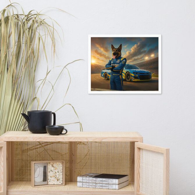 Custom NASCAR Pet Portrait – Hendrick Racing Scene Poster - Image 7