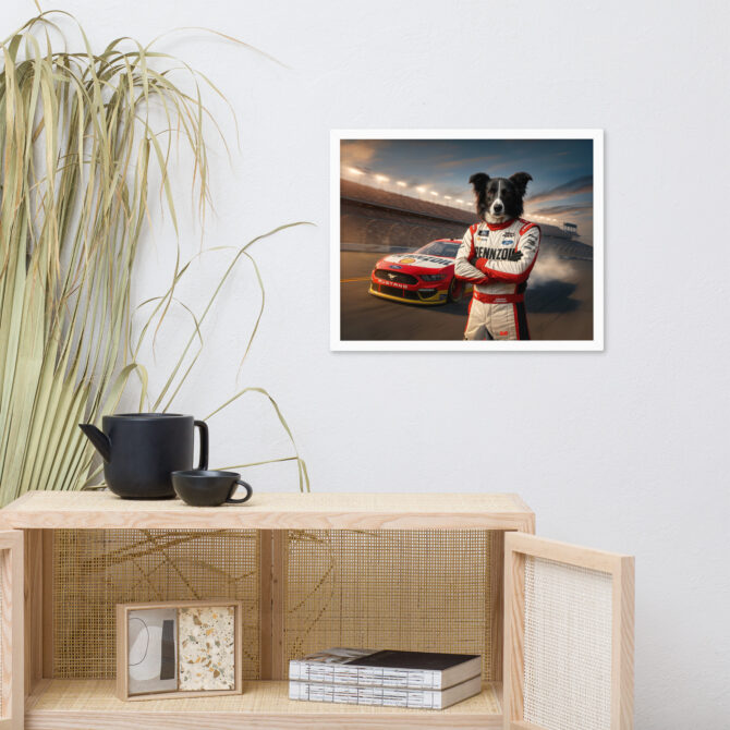 Custom NASCAR Pet Portrait – Team Penske Mustang Poster - Image 8