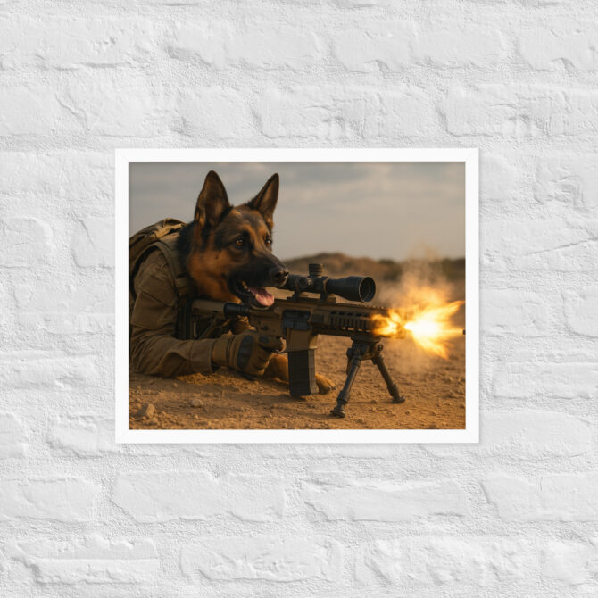 Sniper Dog – Custom Military Pet Poster Art - Image 8