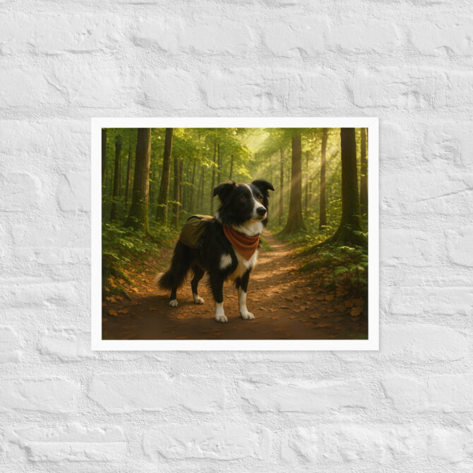 Custom Pet Hiking Poster – Forest Trail Adventure - Image 8